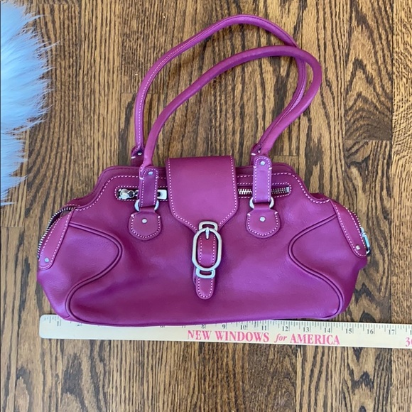 Brand new NWOT Cole Haan Magenta Leather Purse - Picture 2 of 10